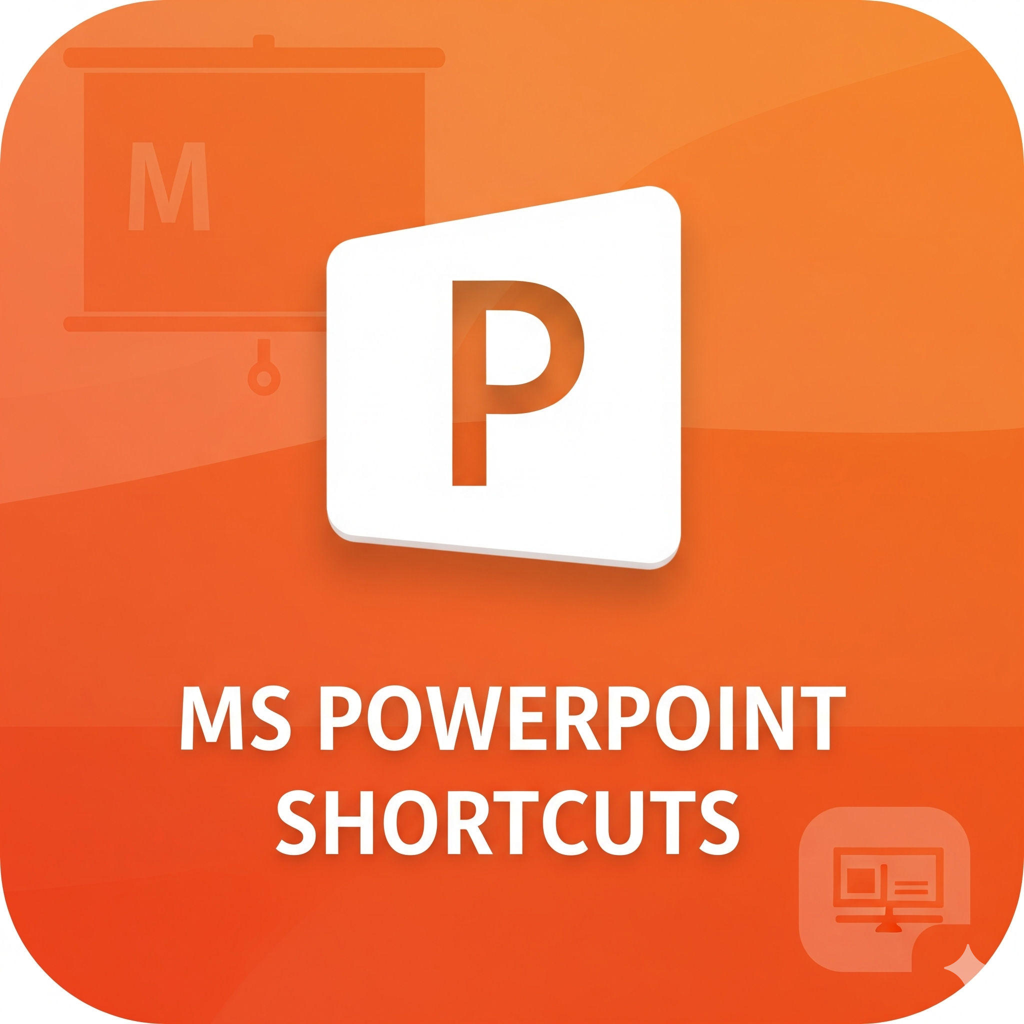 The MS PowerPoint Shortcuts E-book is a quick reference guide to the most useful keyboard shortcuts for creating, editing, and presenting slides efficiently.